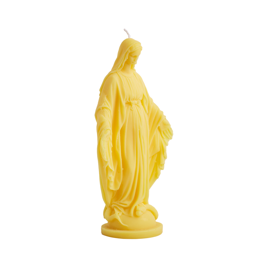 Mary Candle - Yellow