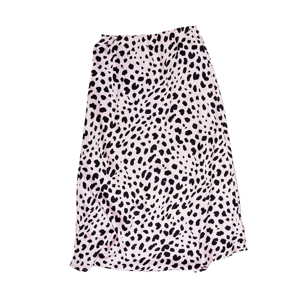 Valleygirl Pink Leopard Skirt - Size 12