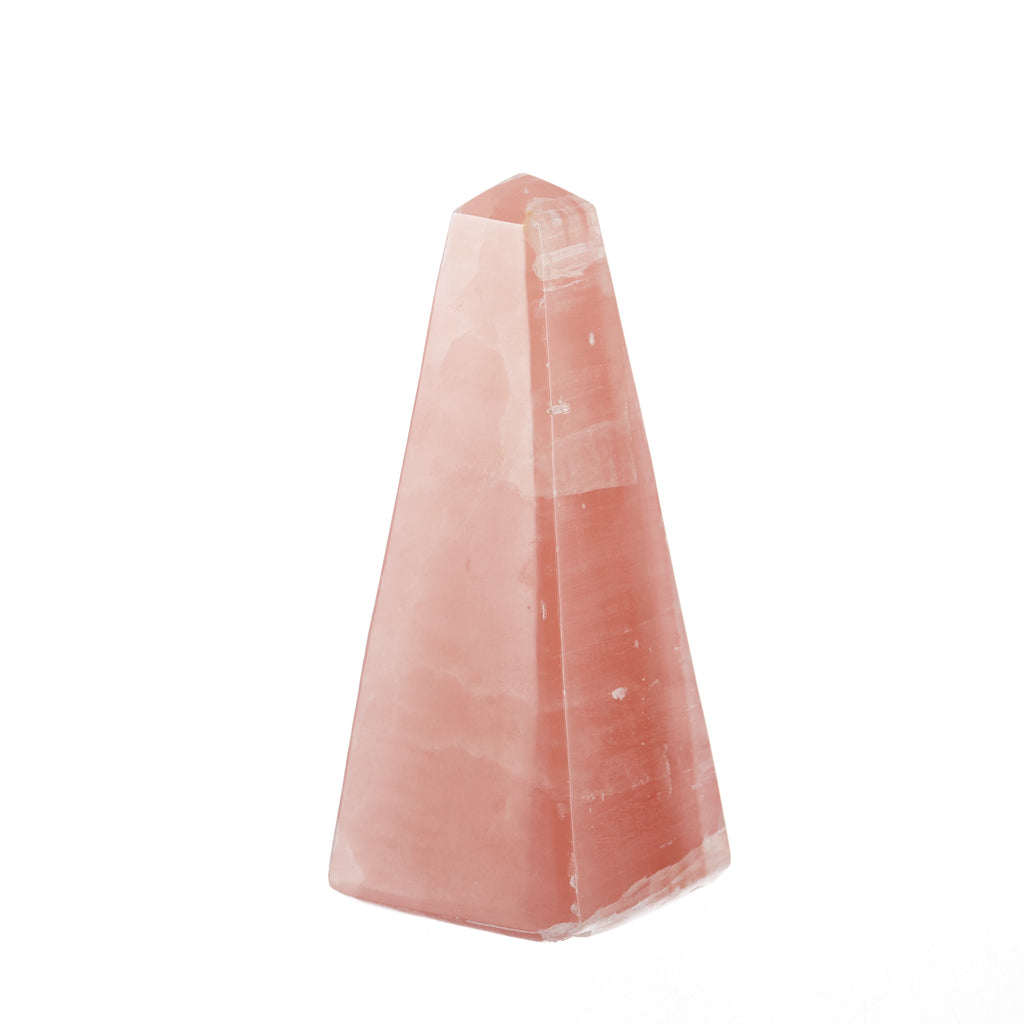 Strawberry Calcite Obelisk #1