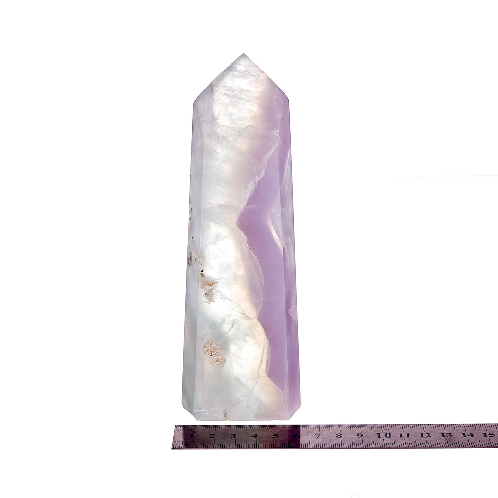 Lavender Fluorite Point #25