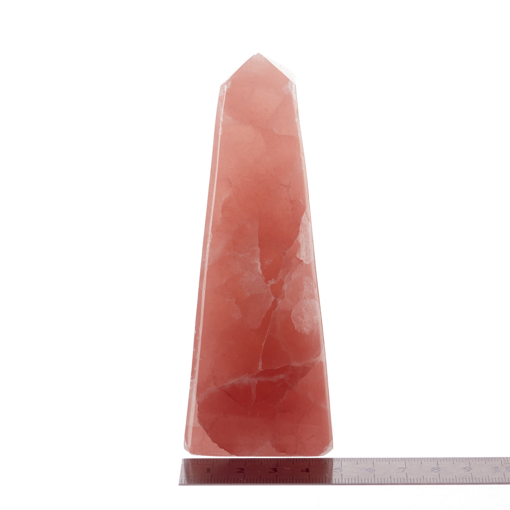 Strawberry Calcite Obelisk #3
