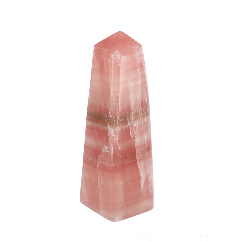 Strawberry Calcite Obelisk #2 | Crystals