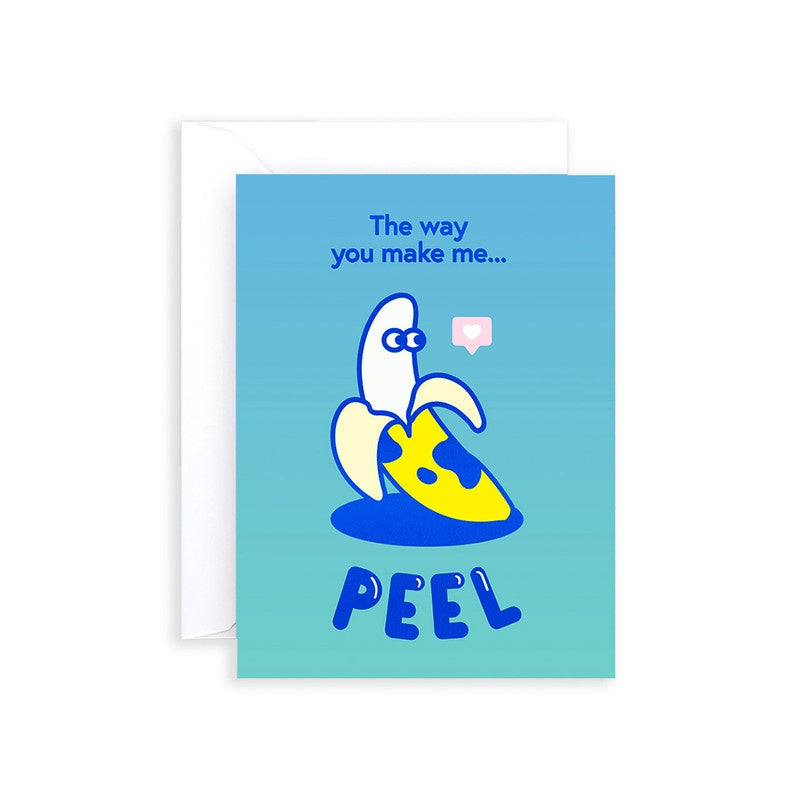Wrap // Mini Collection - The Way You Make Me Peel Greeting Card | Greeting Cards