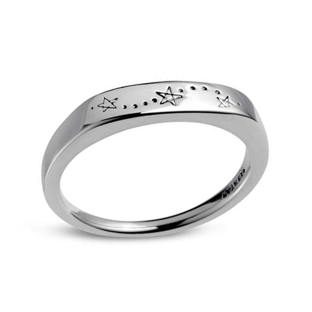 Midsummer Star // Tri Star Signet Ring | Jewellery