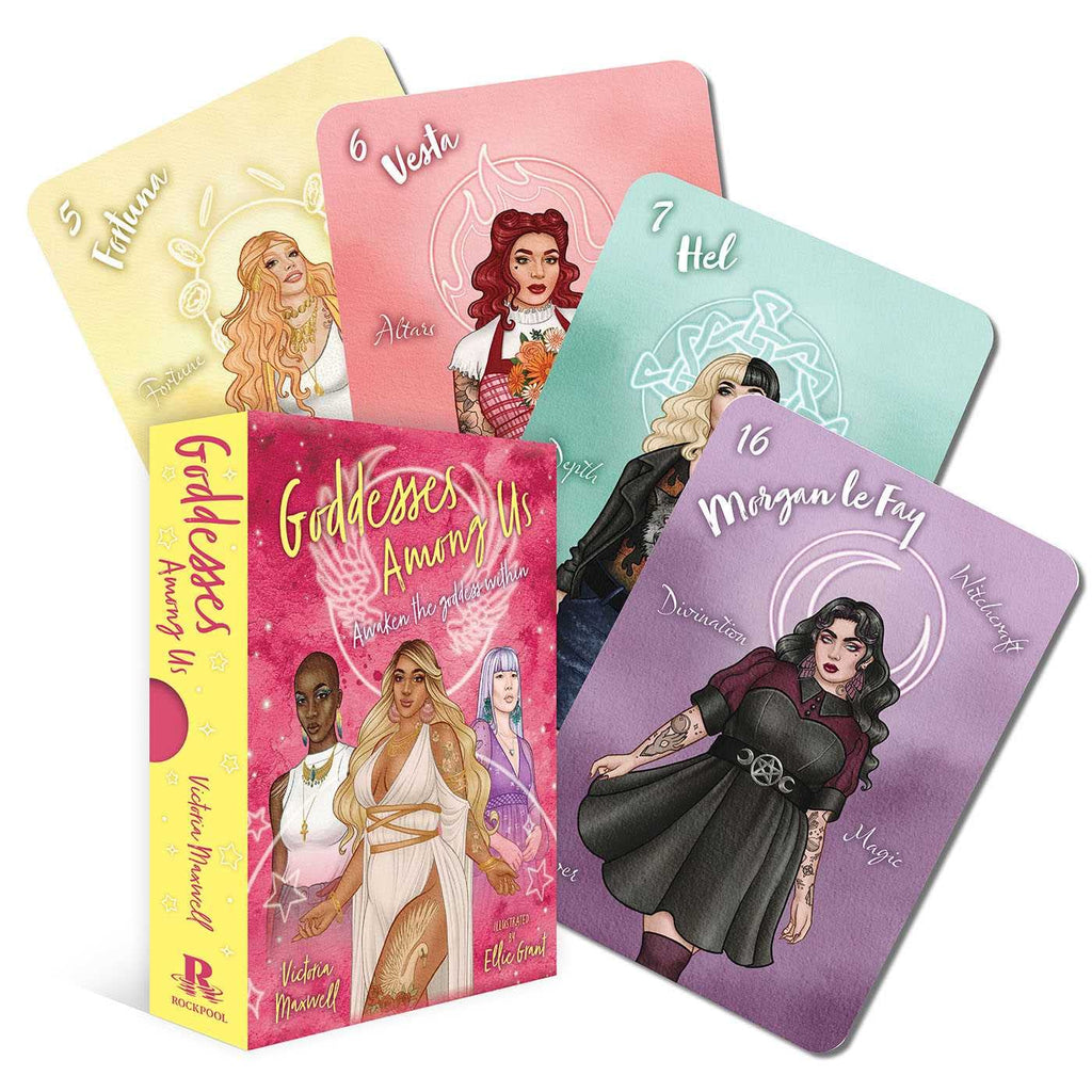 Goddesses Among Us: Oracle Deck with 36 Full-Colour Cards and 128-Page Guidebook