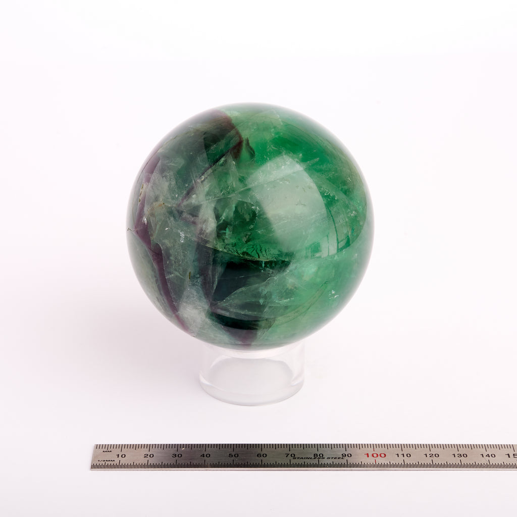 Rainbow Fluorite Sphere | Crystals