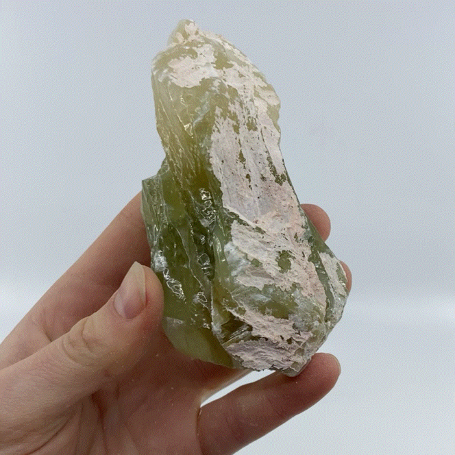 Green Calcite Rough #18