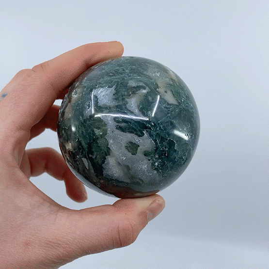 Moss Agate Sphere #7