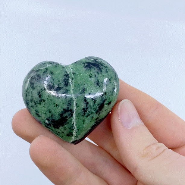 Ruby In Zoisite Heart #3 | Crystals
