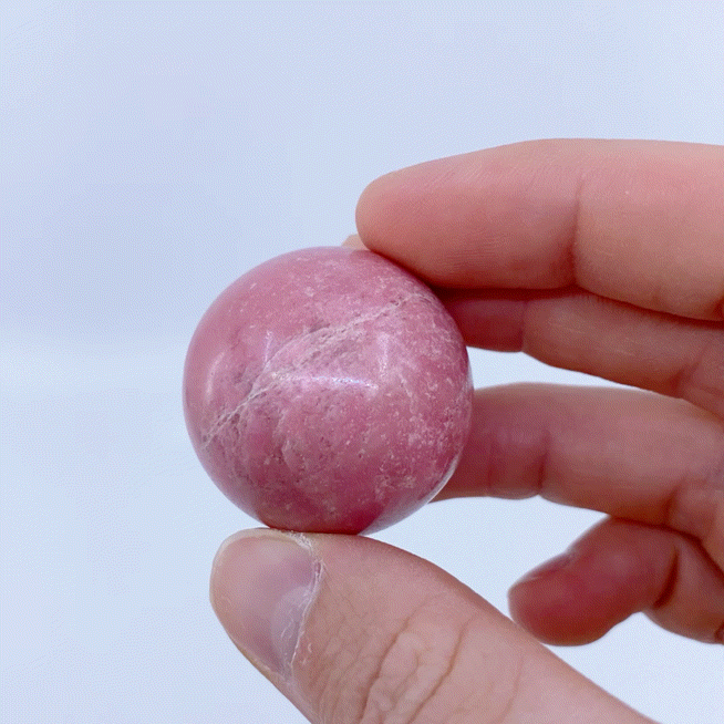 Thulite Sphere #4 | Crystals