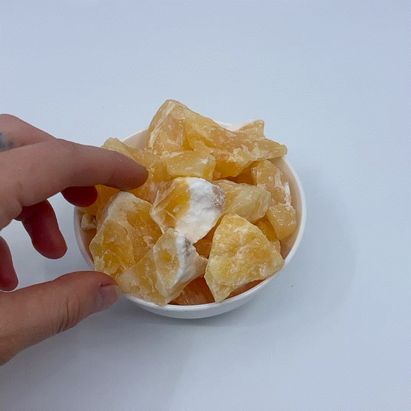 Orange Calcite Rough - Small