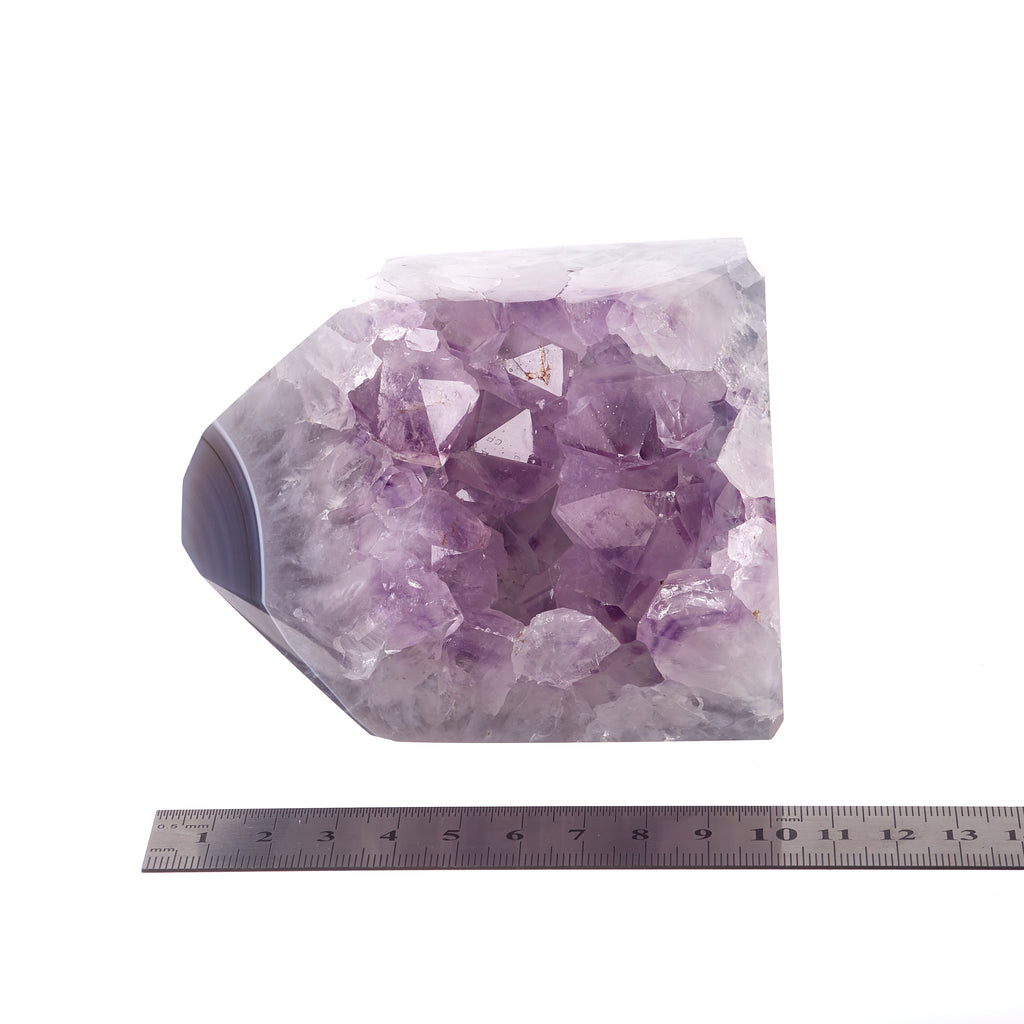 Amethyst Agate Polished Point #8 | Crystals