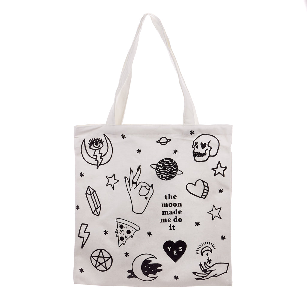 Our Satellite Hearts // The Moon Made Me Do It Tote | General