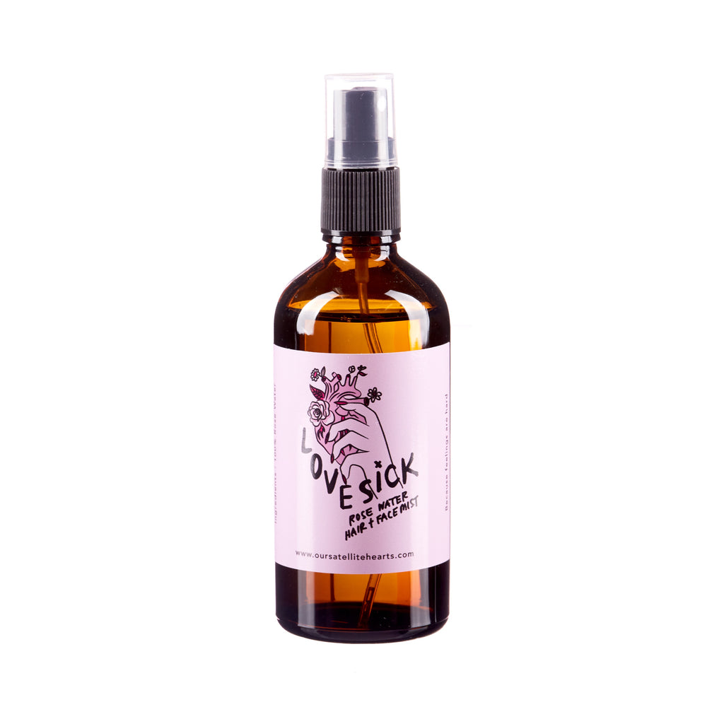 Our Satellite Hearts // Love Sick Rose Water Hair and Face Mist