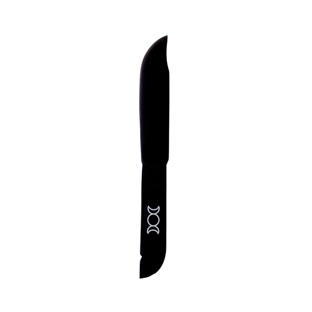 Athame // Black Acrylic Triple Moon - 23cm | Accessories