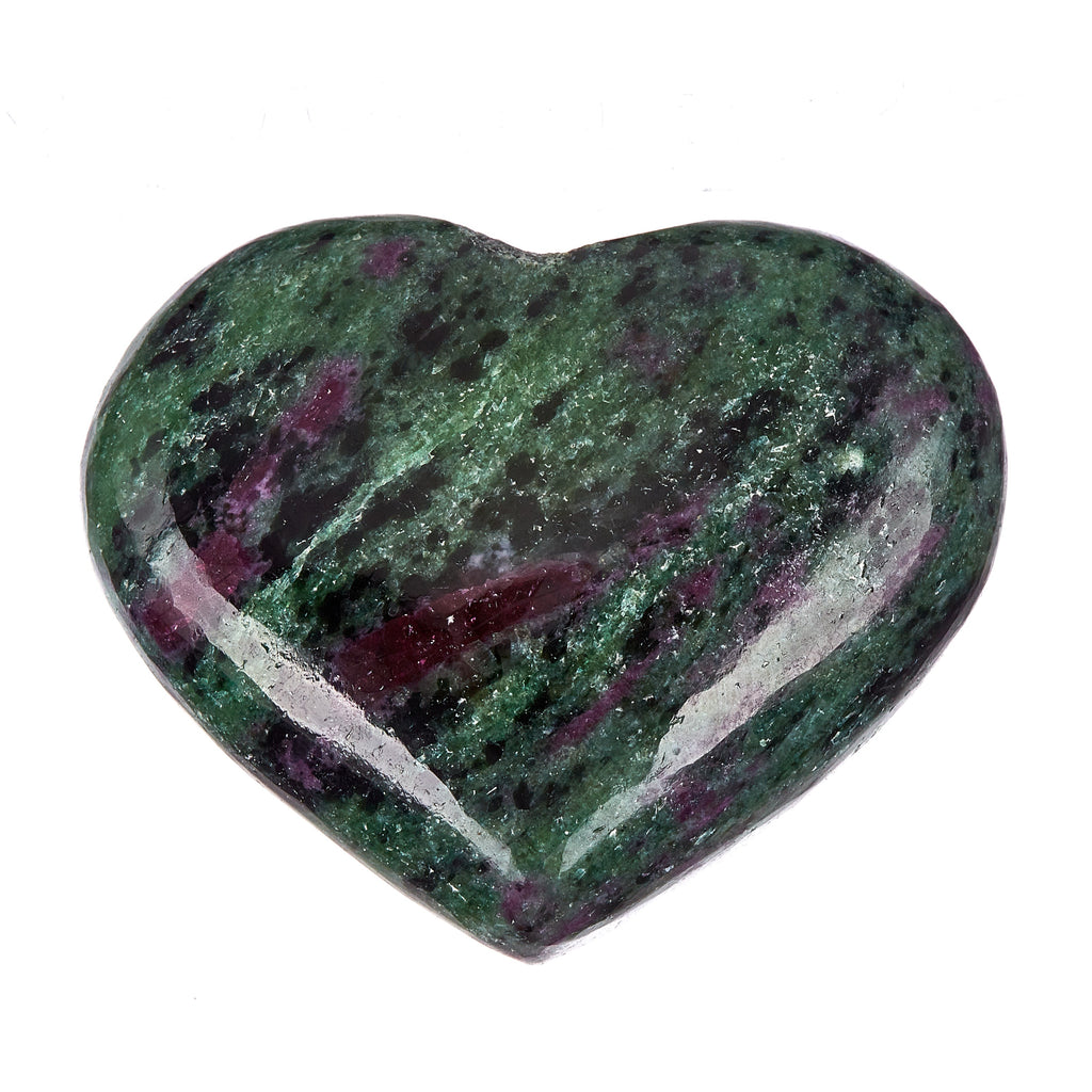 Ruby In Zoisite Heart #4 | Crystals