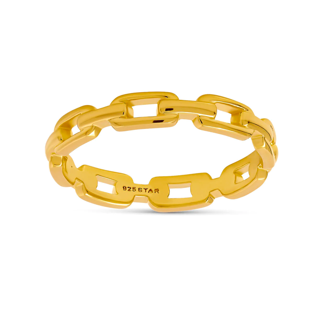Midsummer Star // Cable Chain Ring - Gold