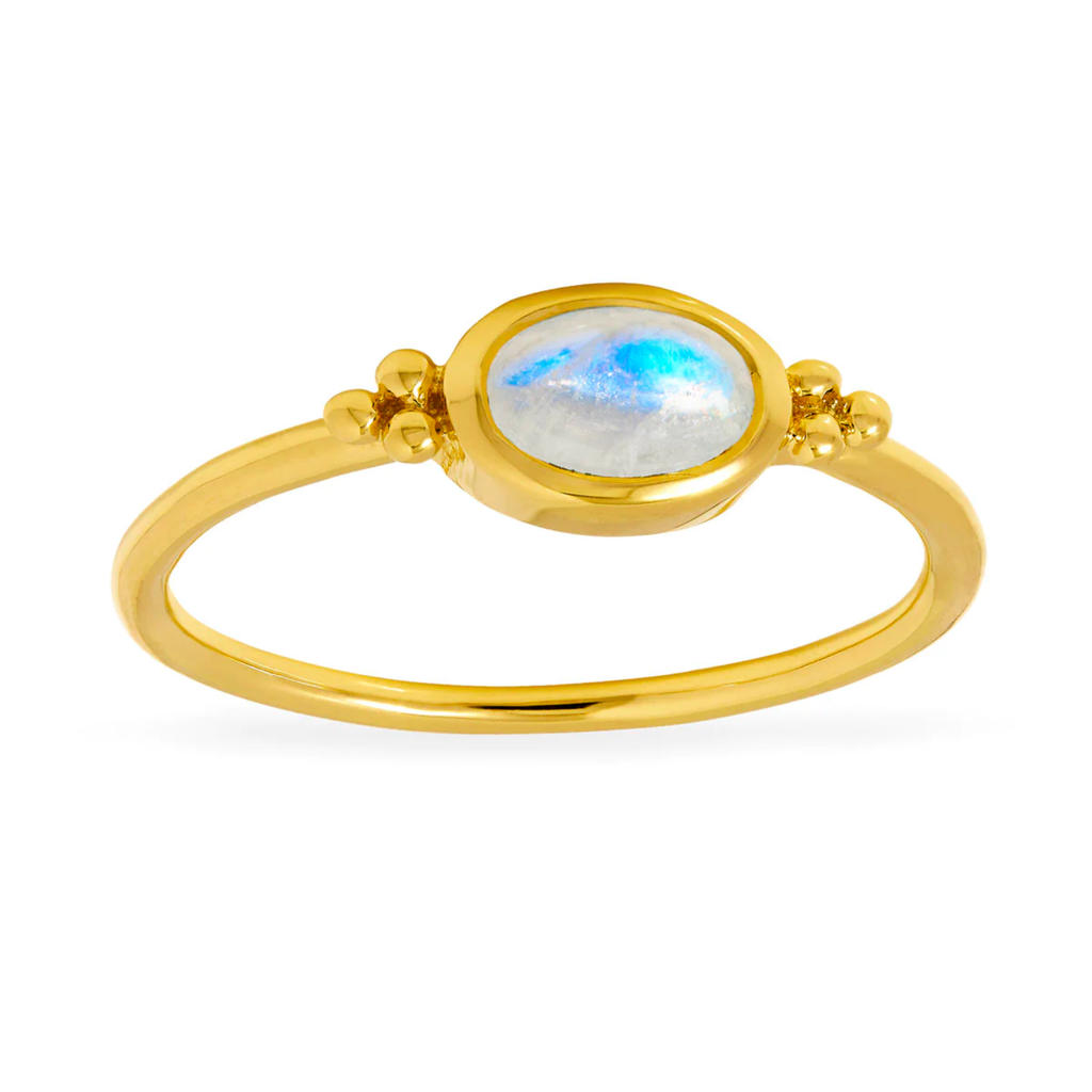 Midsummer Star // Visionary Moonstone Ring - Gold