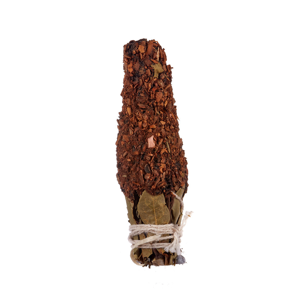 Resin and Herb Dipped Cleanse Wand - Cinnamon