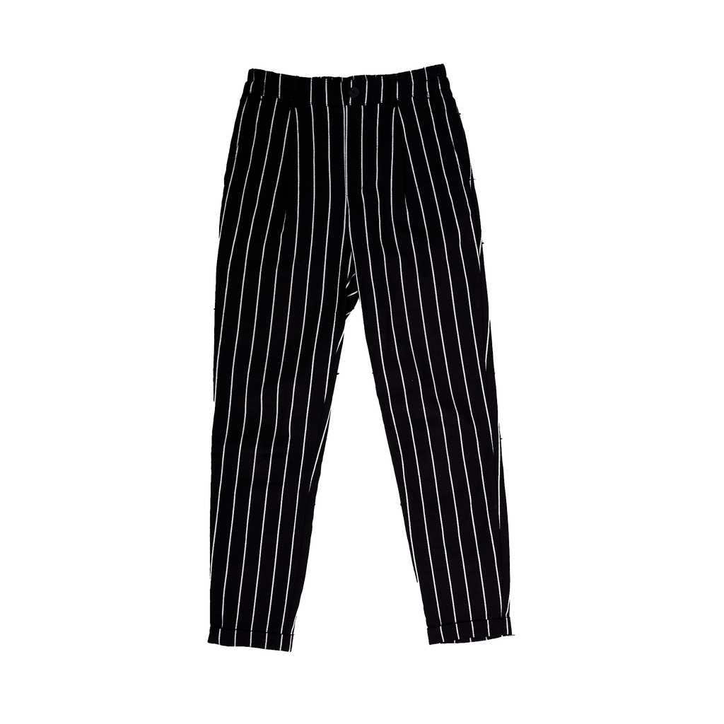 Forever 21 Straight Leg Pin-stripe Pants - Size XS