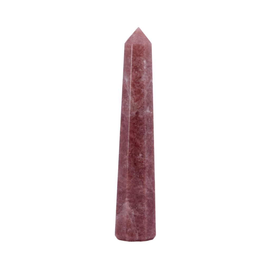 Pink Lepidolite Point #4210