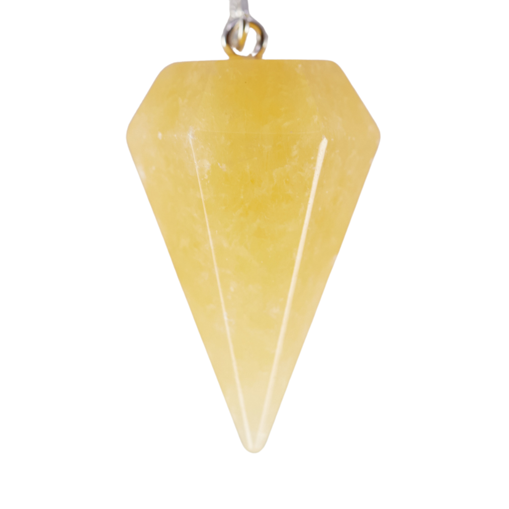 Orange Calcite Pendulum