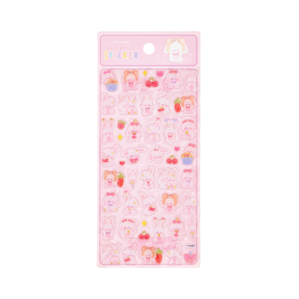 Moshi Moshi // Sweet Bunny Jelly Sticker Sheet