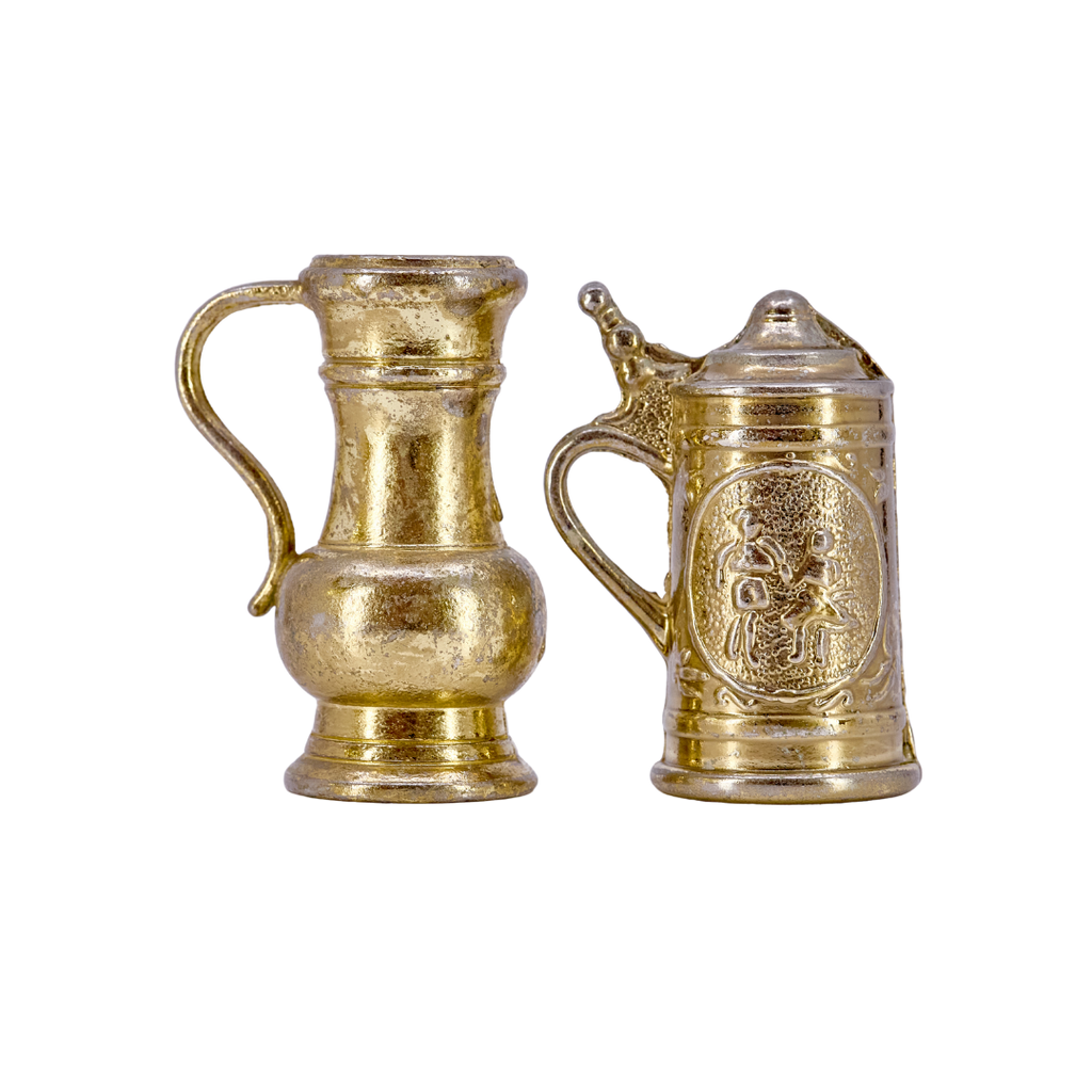 Miniature Brass Jug & Tankard Set