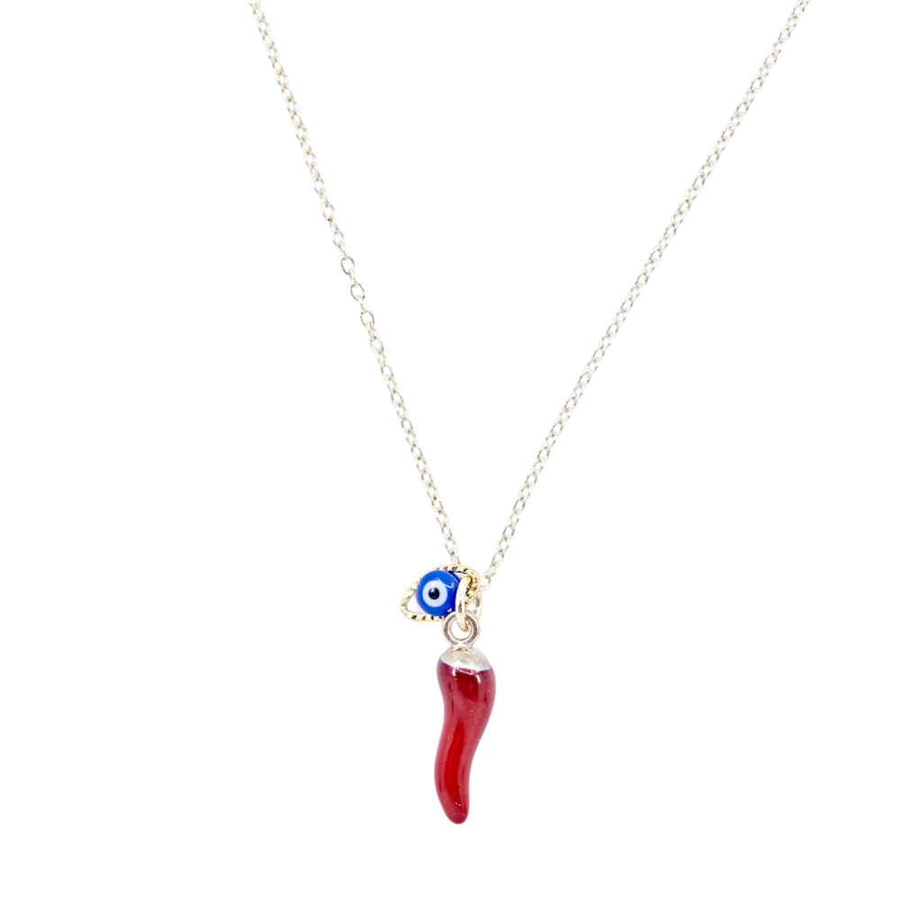 Cornicello Necklace - Red