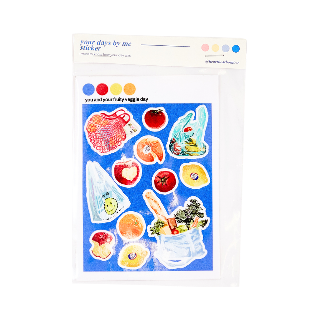 You and Your Fruity Veggie Day Sticker Sheet