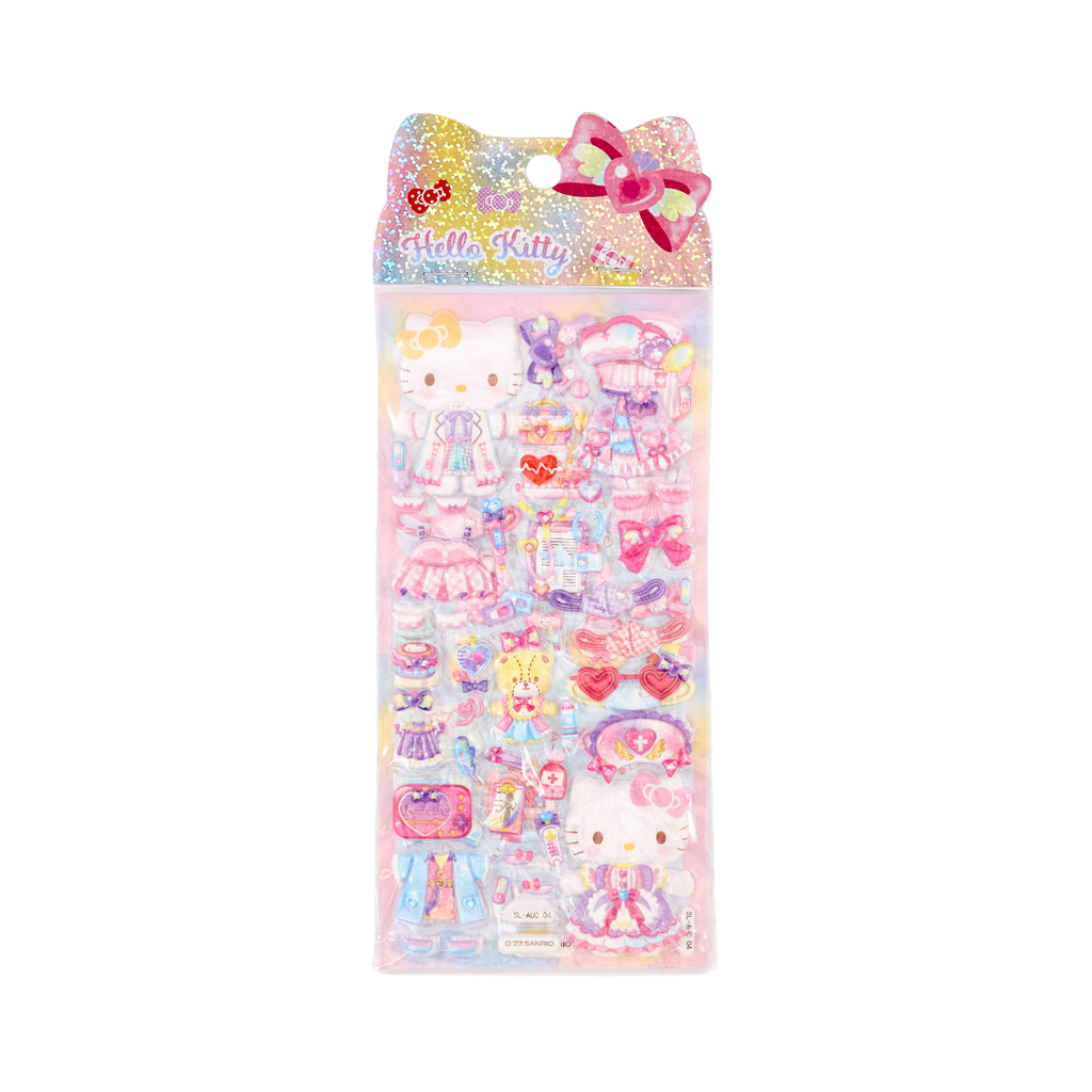 Sanrio // Hello Kitty Doctor Dress-up Puff Sticker Sheet