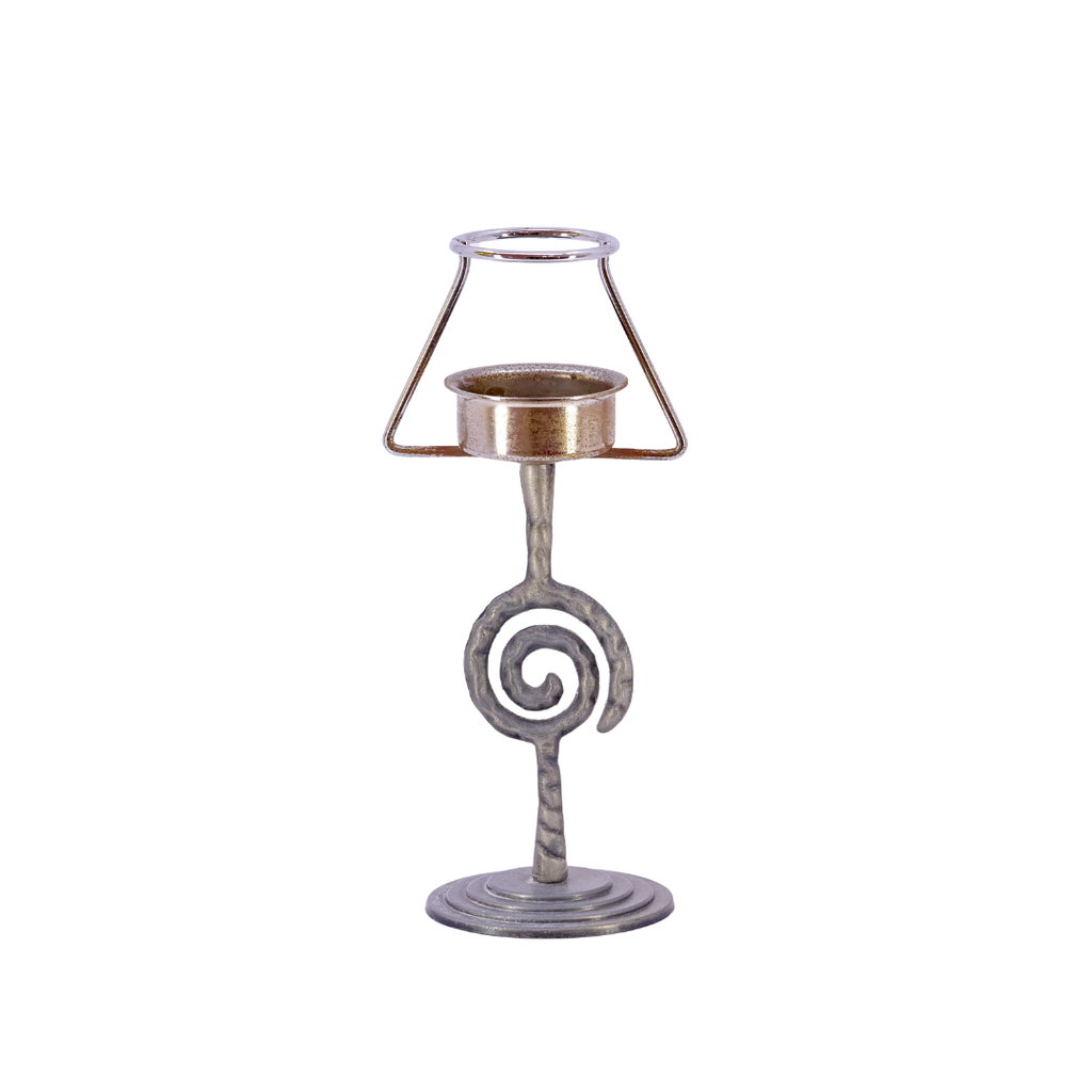 Wrought Iron Spiral Oil Burner