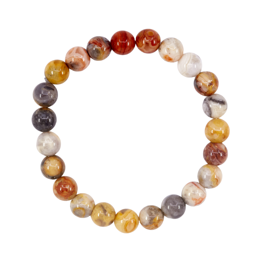 Crazy Lace Agate Bracelet