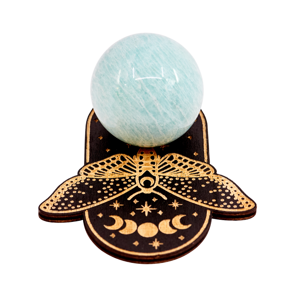 Moth Moon Sphere Holder