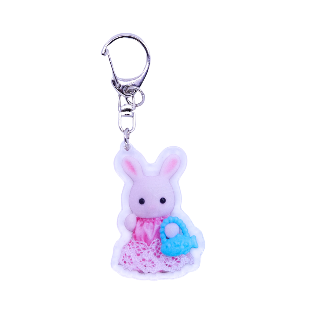 Sylvanian Families // Sophie Snow with Fish Handbag Keyring