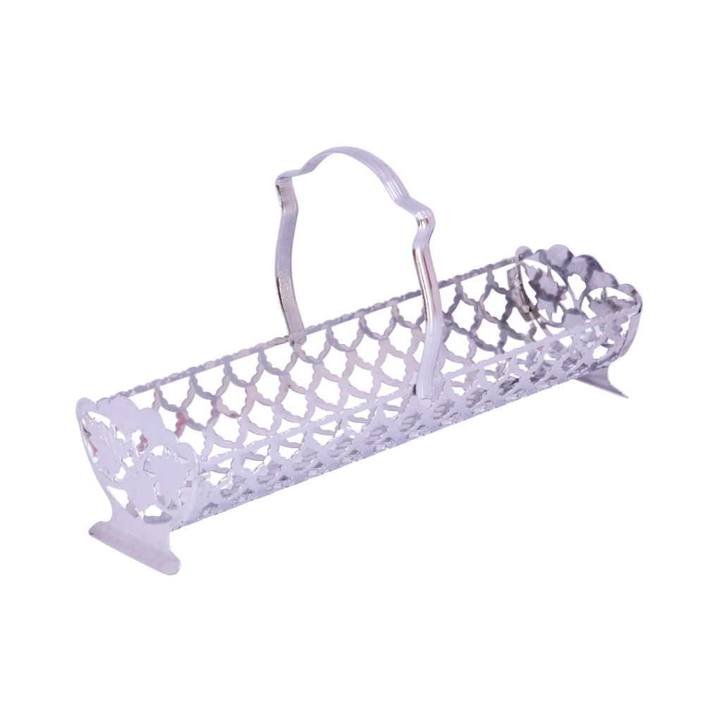 Silver Lattice Troughs (Set of 2)