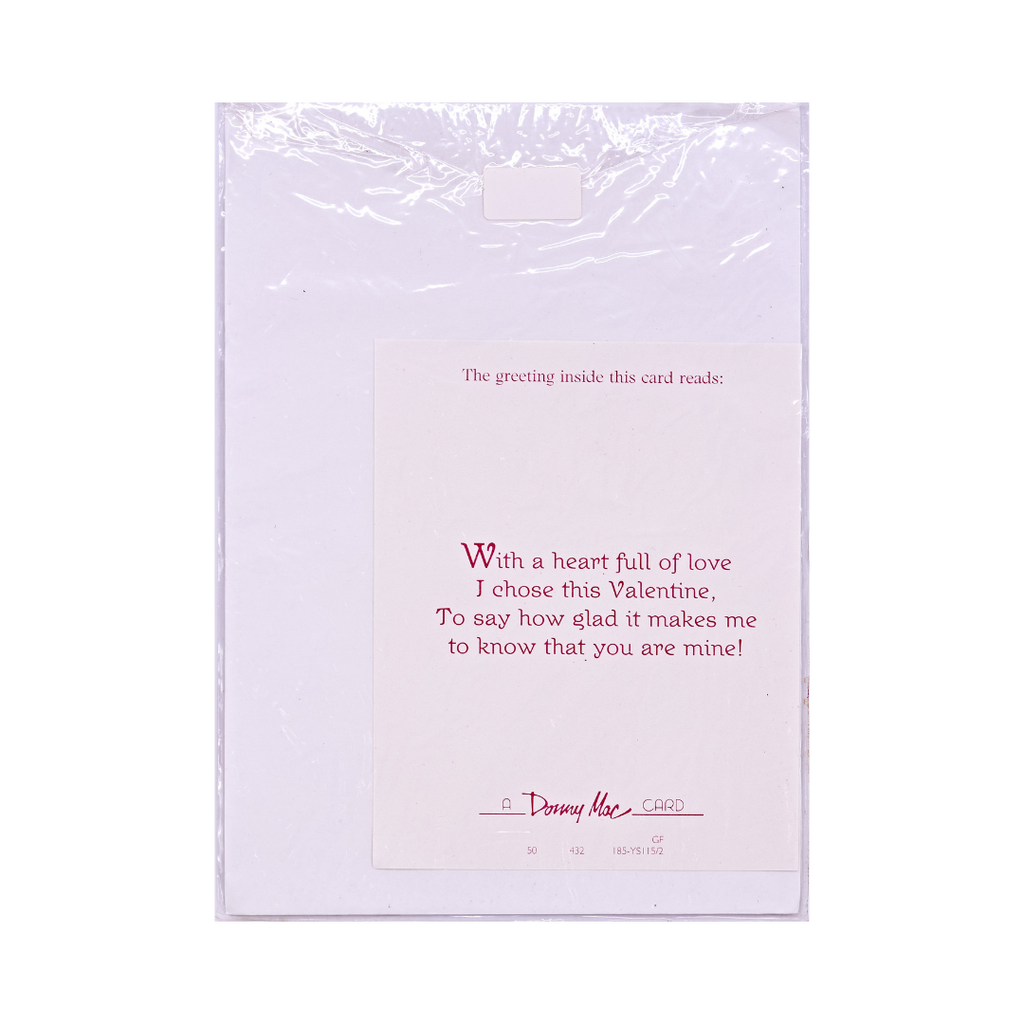 To My Girlfriend With Love Vintage Greeting Card