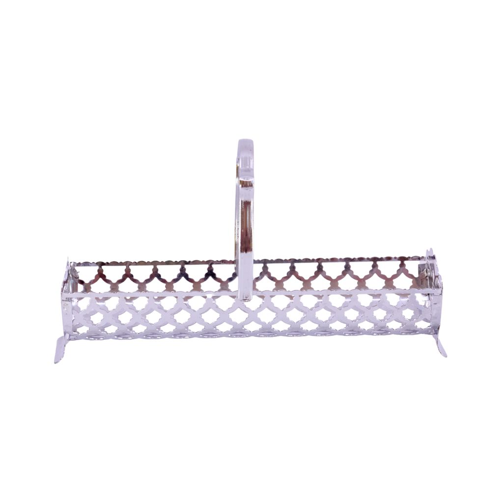 Silver Lattice Troughs (Set of 2)