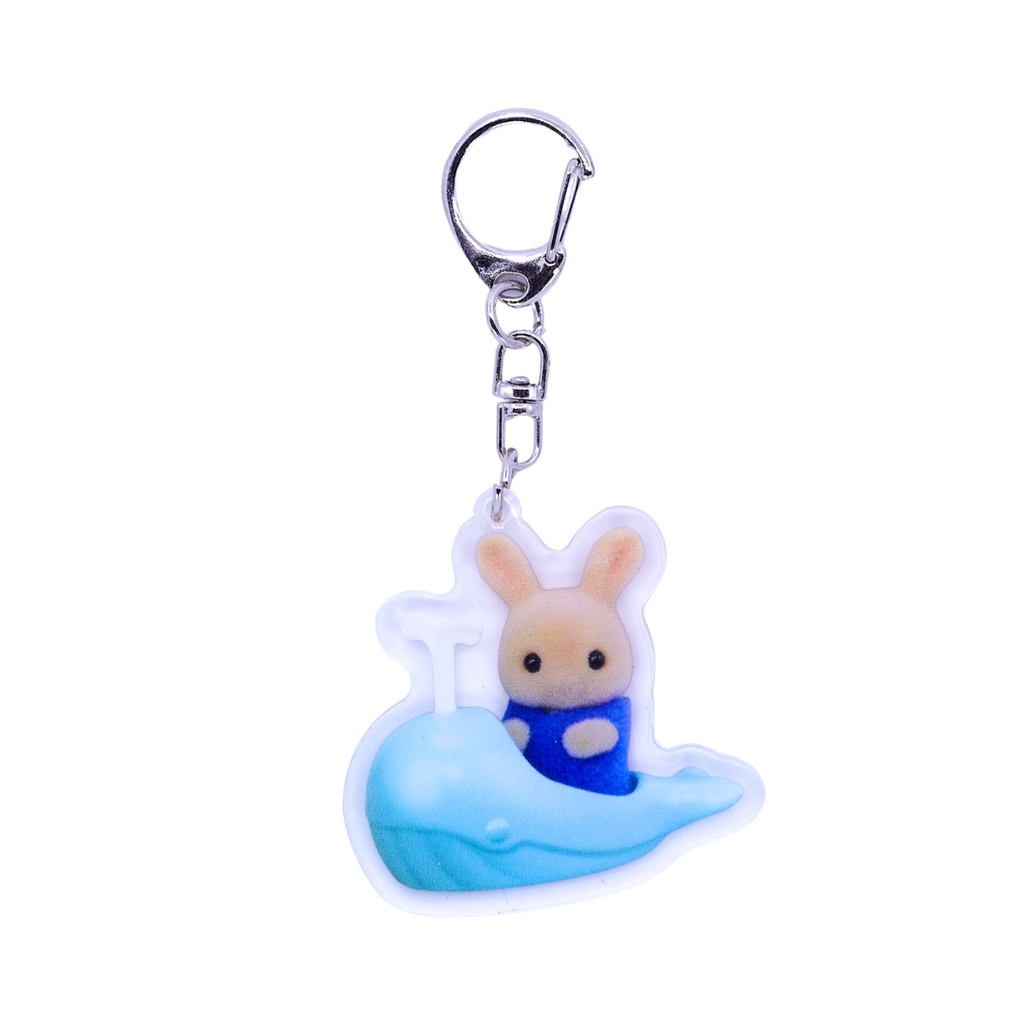 Sylvanian Families // Owen Periwinkle Whale Toy Keyring