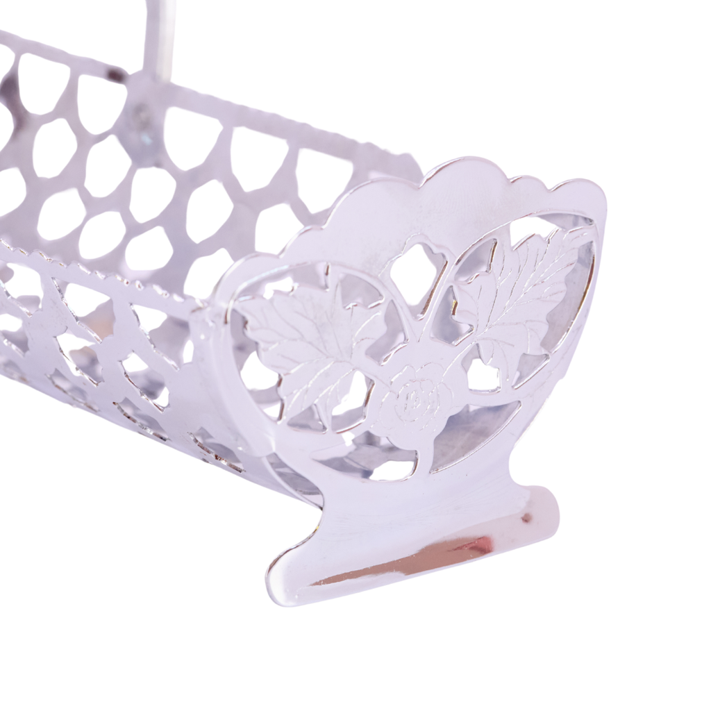 Silver Lattice Troughs (Set of 2)