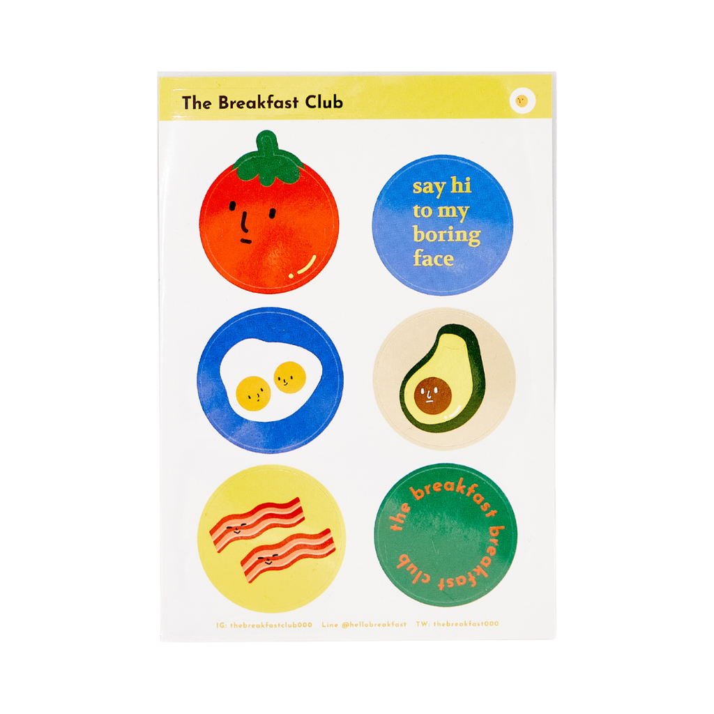 The Breakfast Club Sticker Sheet