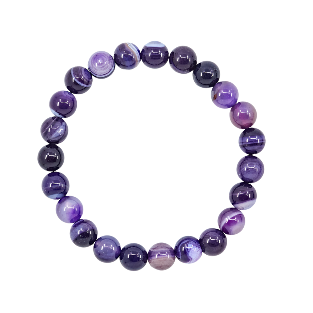 Purple Agate Bracelet