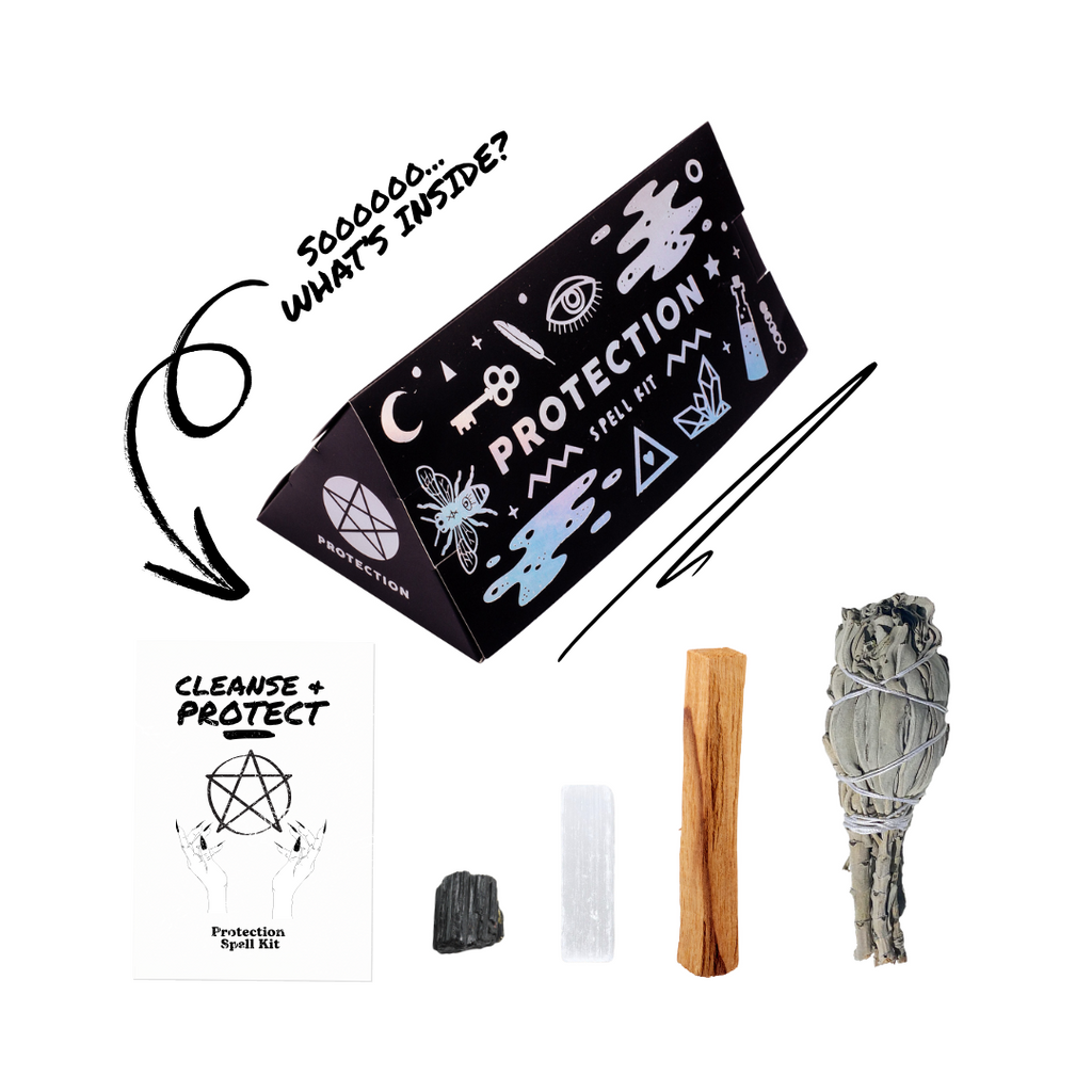 Cleanse & Protect: Protection Spell Kit - White Sage