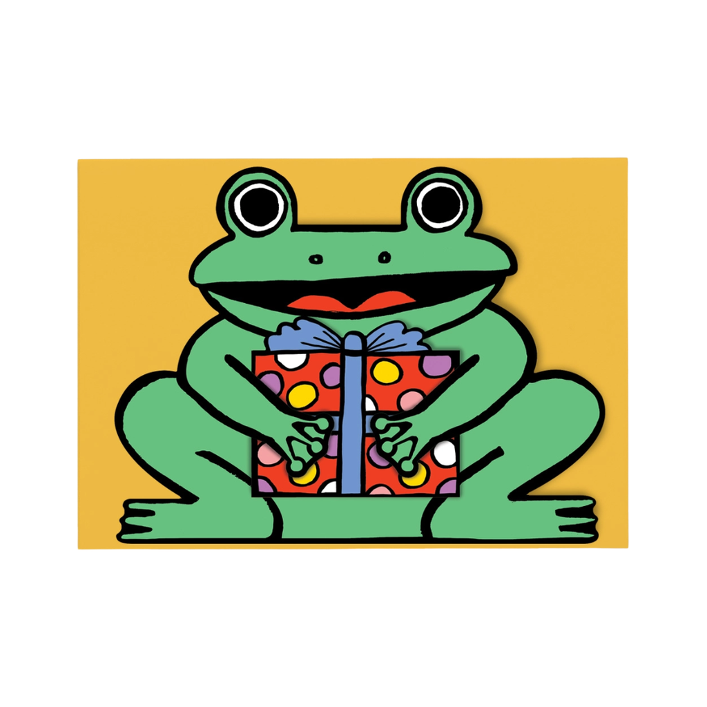 Frog with Mini Card Greeting Card