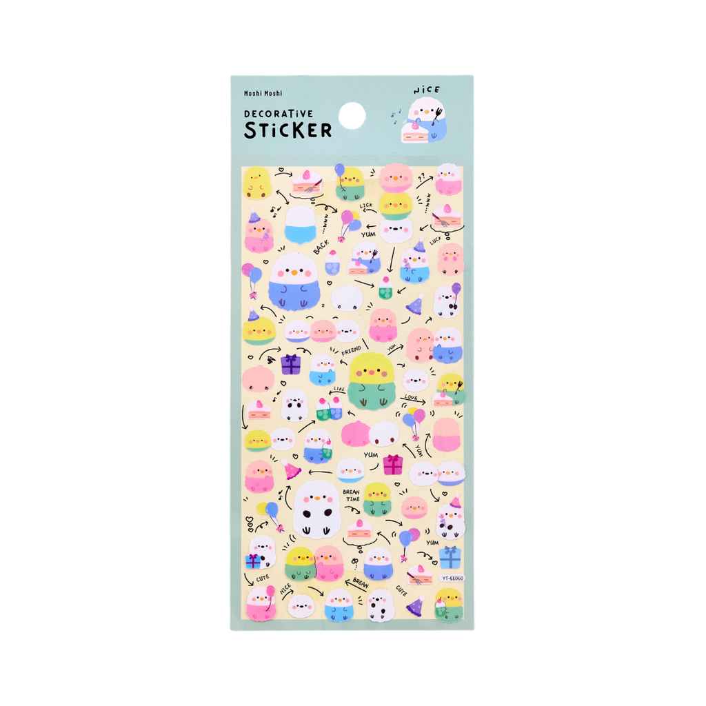 Moshi Moshi // Chick Sticker Sheet