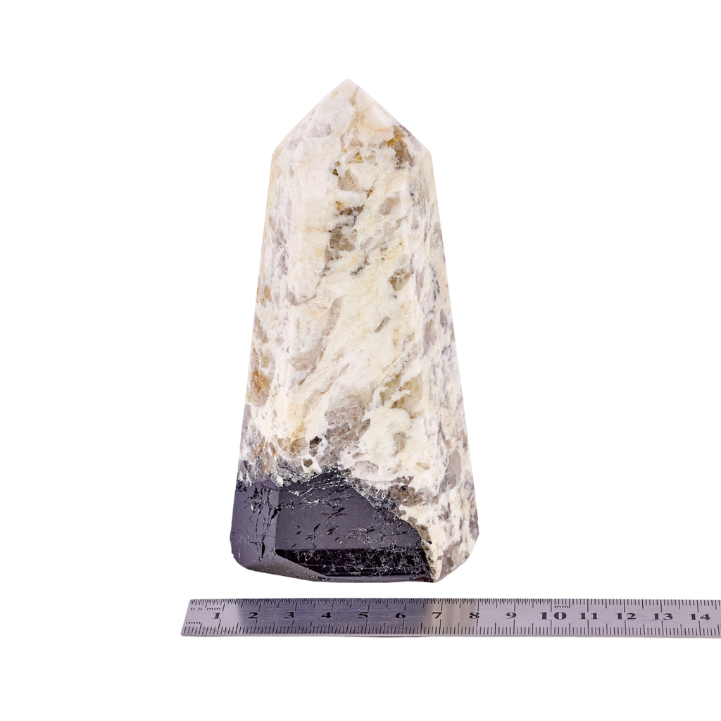 Black Tourmaline, Mica and Chalcedony #7132