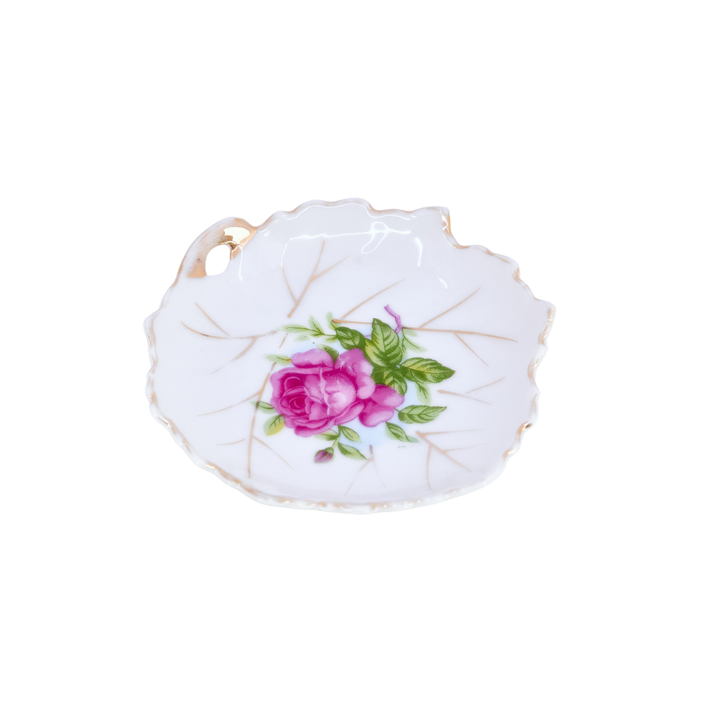 Rosy China Mini Trinket Dish
