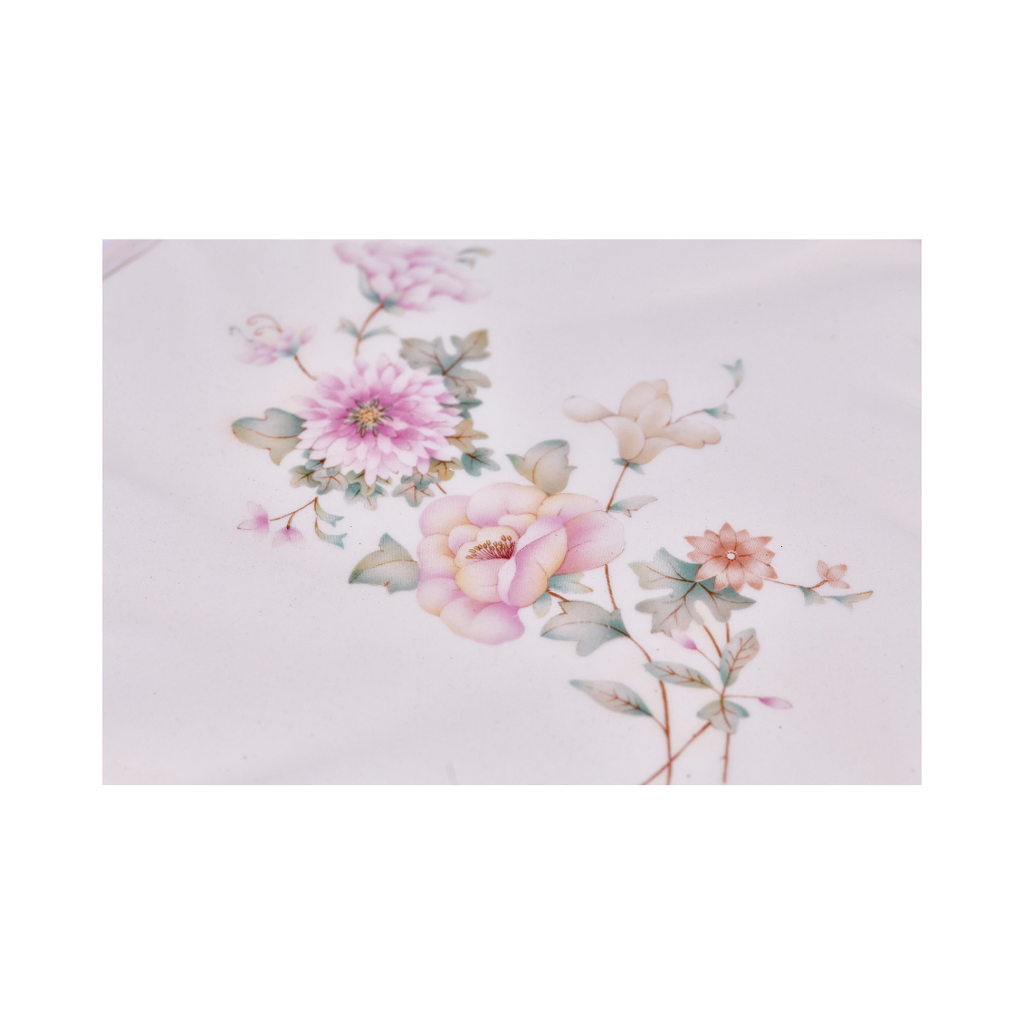 Pink Ruffle Floral Trinket Box