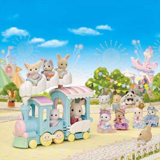 Sylvanian Families // Floating Cloud Rainbow Train