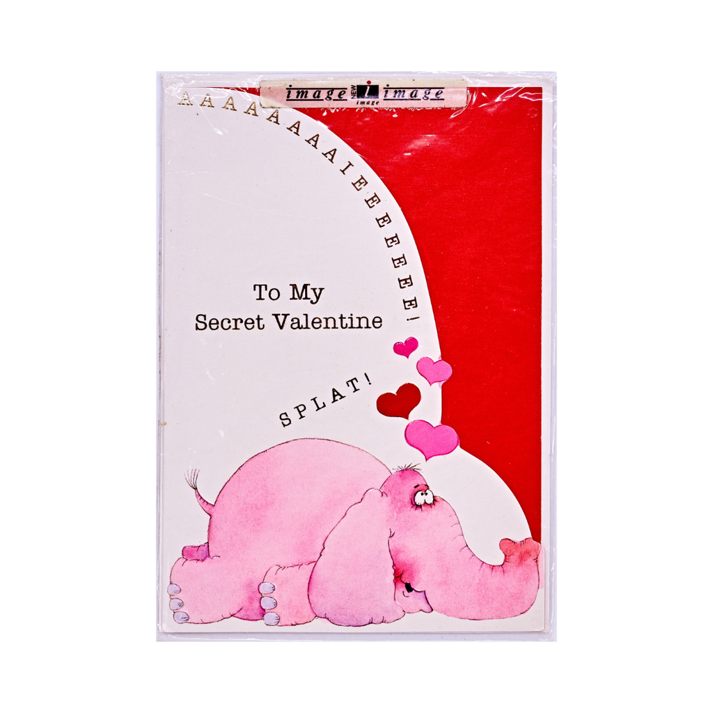 To My Secret Valentine Vintage Greeting Card